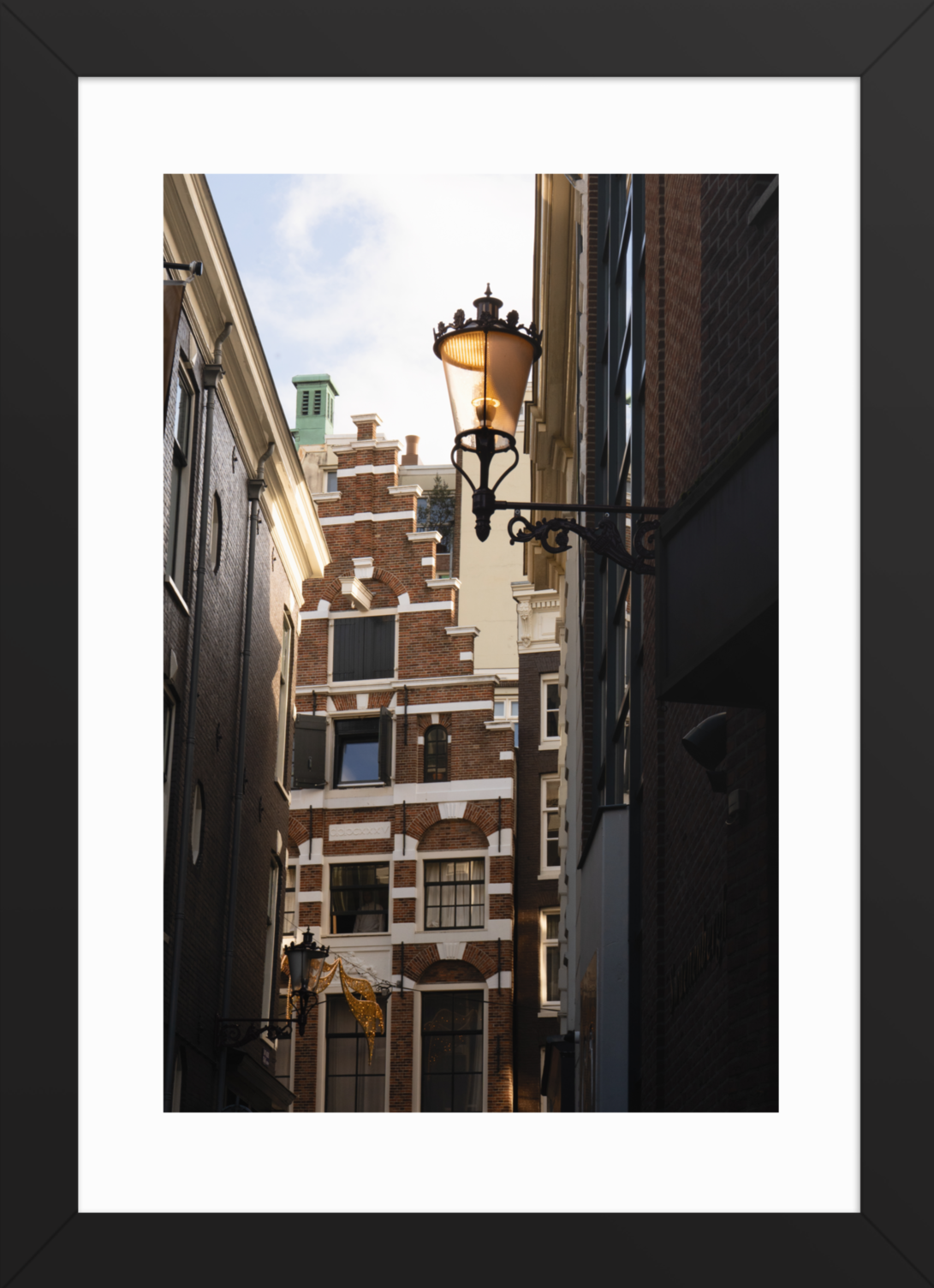 21x30 Black Amsterdam Street View