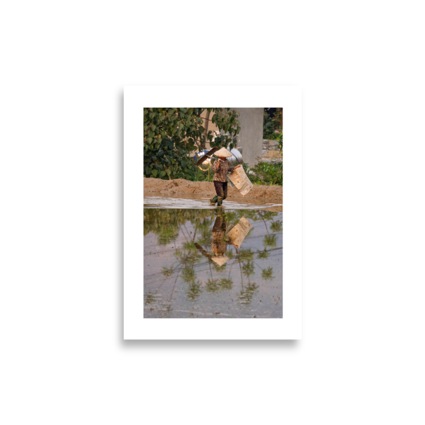 21x30 Frameless Palm Reflection