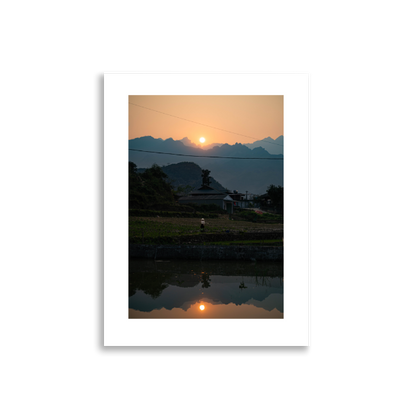 30x40 Frameless Serene_Reflection