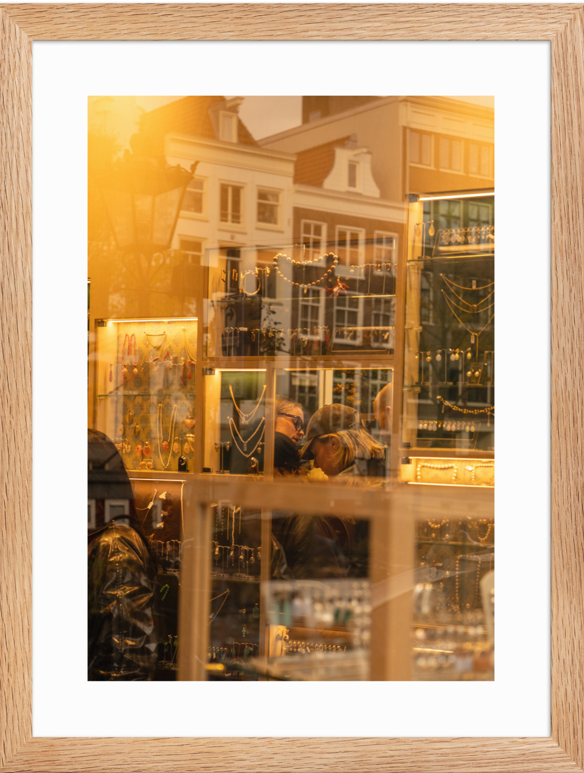 30x40 White_Golden Reflection