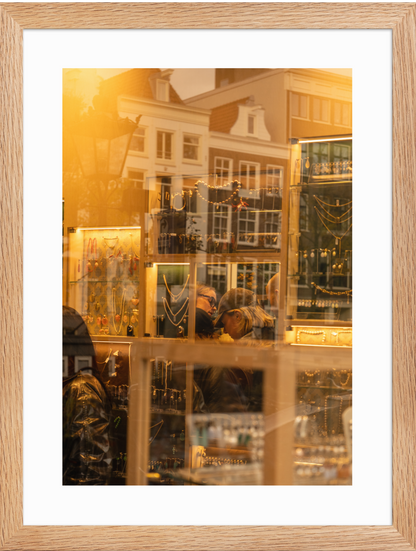 30x40 White_Golden Reflection