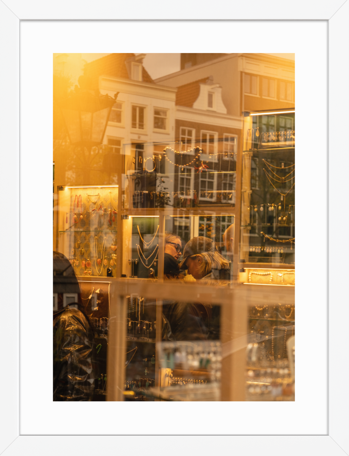 30x40 White_Golden Reflection